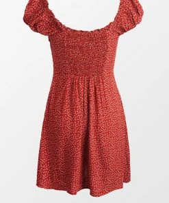 CUPSHE Alessandra Ditsy Frill Short Dress Dresses