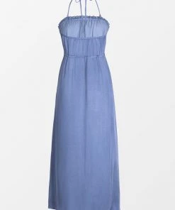 CUPSHE Dresses Avalynn Drawstring Waist Halter Maxi Dress