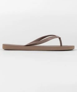 CUPSHE Sand Bar Rhinestone Golden Flip Flops Accs & Clothing