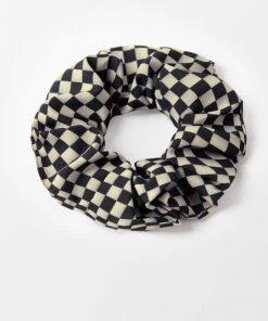 CUPSHE Papaya Gingham Ruching Hair Tie