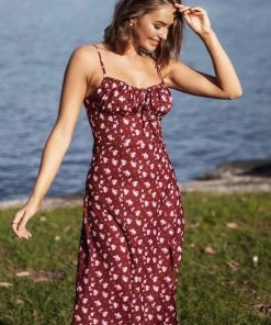 CUPSHE Alvina Thin Straps Drawstring Zipper A-Shape Dress Dresses