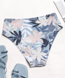 CUPSHE Kirstin Tropical Bikini Bottom Bikinis