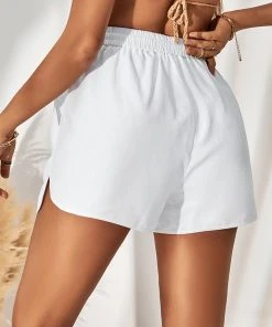 CUPSHE Brynlee Elastic Waist Short Cover Up Cover Ups