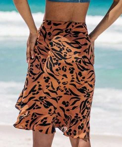 CUPSHE Cover Ups Wild At Heart Ruffled Sarong