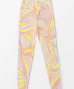 CUPSHE Accs & Clothing Orange Blossom Abstract Print Activewear Set