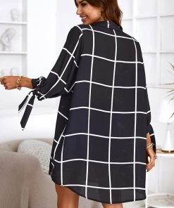 CUPSHE Ariya V-neck Half Sleeves Loose Dress