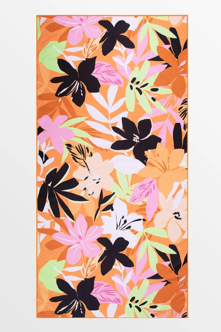 CUPSHE Tiki Bar Floral And Leafy Beach Blanket