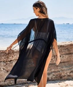 CUPSHE Cover Ups Agatha Dolman Sleeve Embroidery Kimono