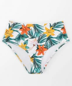 CUPSHE Swimwear UP TO 70% OFF Anya Floral Plus Size Bikini Bottom