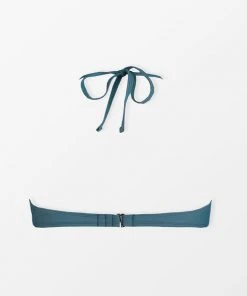 CUPSHE Sunbeam Keyhole High Neck Back Hook Bikini Top Swimwear UP TO 70% OFF