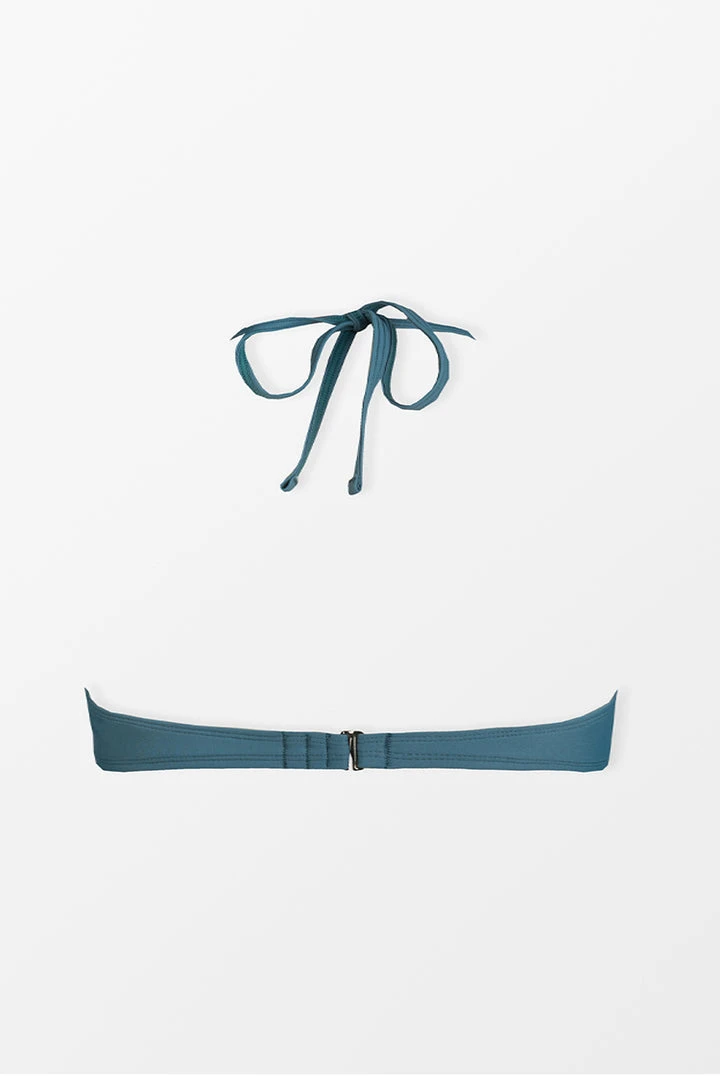 CUPSHE Sunbeam Keyhole High Neck Back Hook Bikini Top Swimwear UP TO 70% OFF