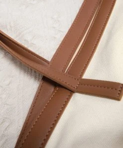 CUPSHE Sand And Stone Color Block Tote Bag Accs & Clothing