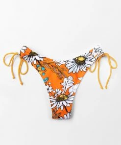 CUPSHE Daisy Tie Side Bikini Bottom Swimwear UP TO 70% OFF