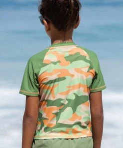 CUPSHE Skater Boy Boys’ Short Sleeve Rashguard Swimwear BOGO 40% OFF
