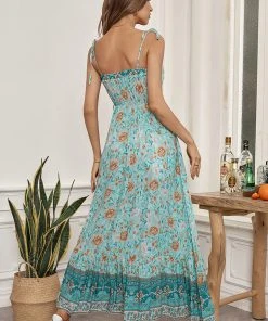 CUPSHE Dresses Malai Sleeveless Boho Tie A-Shape Dress