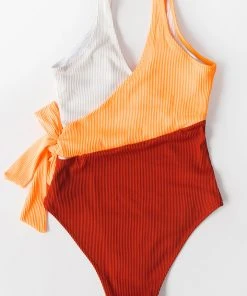 CUPSHE Colorblock Plunging One Piece Swimsuit One Pieces