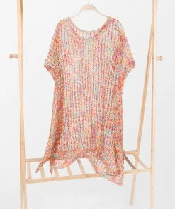 CUPSHE Cover Ups Jillian V-neck Crochet Loose Waisted Kaftan