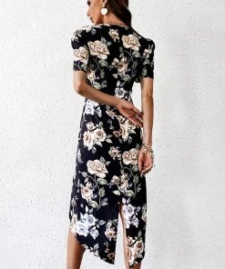 CUPSHE Lisa X-slim Maxi Floral Dress Dresses