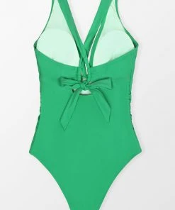 CUPSHE Dessert & Daiquiris Shirred Tummy Control Plus Size One Piece