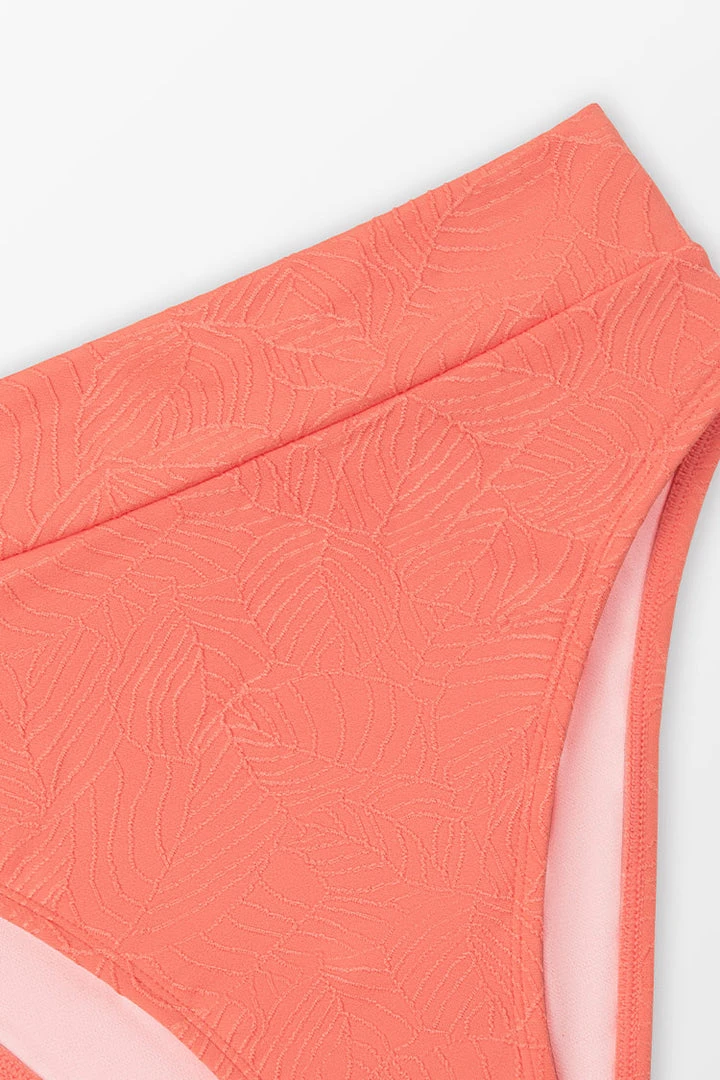 CUPSHE Summer Dreaming Banded Cheeky High Leg High Waist Bikini Bottoms Bikinis