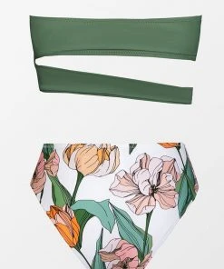 CUPSHE Swimwear BOGO 40% OFF Paula Bandeau High Waisted Bikini