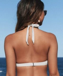 CUPSHE Georgia Halter Underwire Bikini Top Bikinis