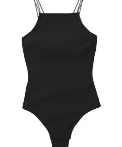 CUPSHE Best Seller Clothing Camilla Black Strappy Bodysuit