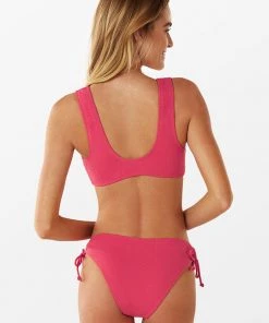 CUPSHE Rose Pink Knotted Bikini