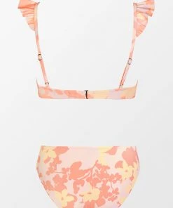CUPSHE Saint Tropez Molded Cup Bralette And Cheeky Hipster Set Swimwear UP TO 70% OFF