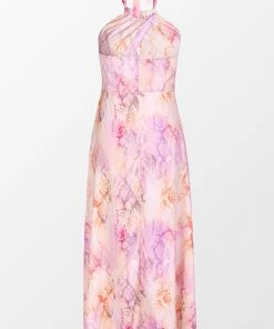 CUPSHE Dresses Viper Room Halter Maxi Dress