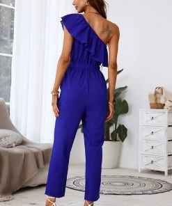 CUPSHE Accs & Clothing Jazmine High Waist Belted Jumpsuit