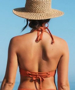 CUPSHE Bikinis Eloise Textured Halter Bikini Top