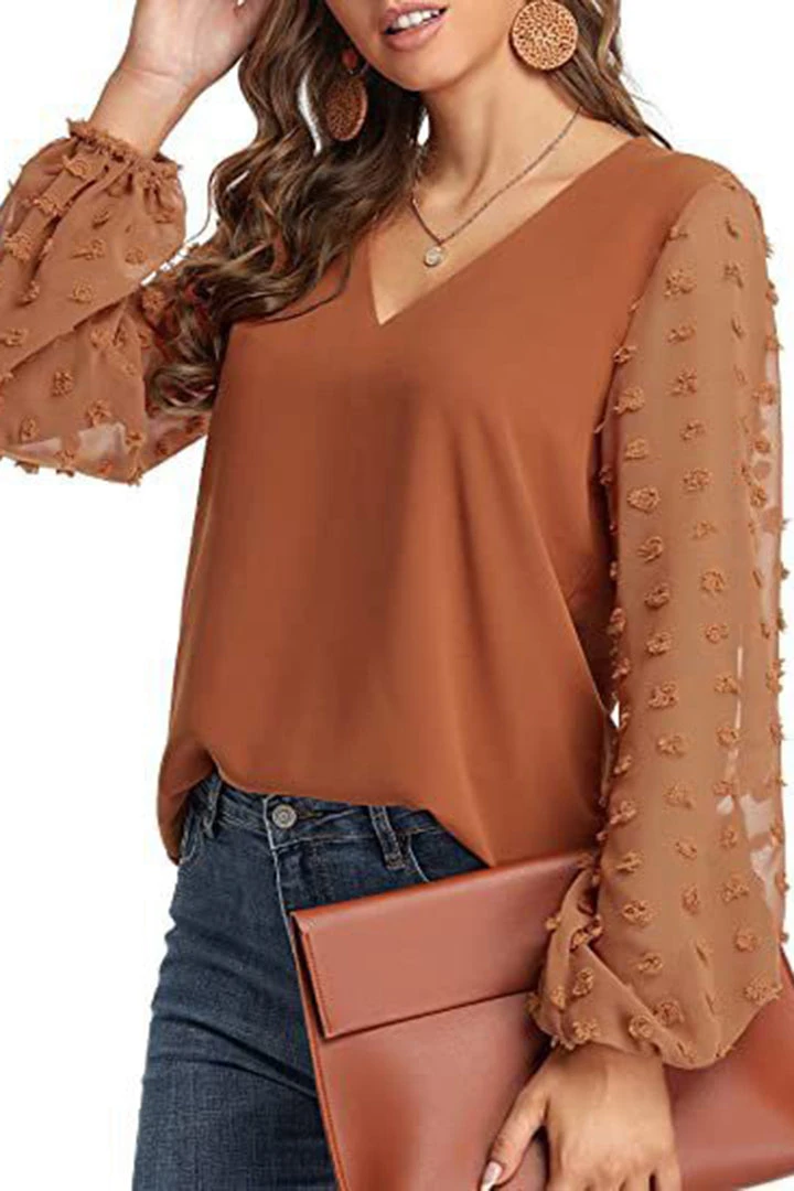CUPSHE Amalfi Loose Bubble Sleeve Fitted Top Beach Shirts & Tops