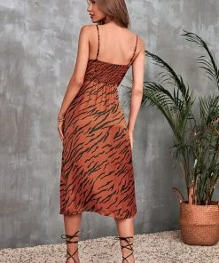 CUPSHE Dresses June Smocking Backless A-Shape Dress