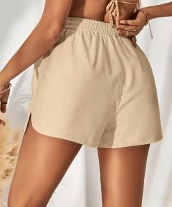 CUPSHE Accs & Clothing Brynlee Drawstring Linen Slight Shorts
