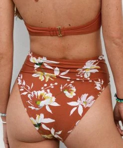 CUPSHE Meaghan Floral High Waisted Bikini Bottom
