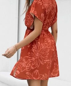 CUPSHE Kira Dolman Sleeve Short Length Cover-up Dress Cover Ups