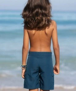 CUPSHE Navy Boys’ Fixed Board Shorts Swimwear BOGO 40% OFF