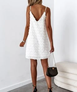 CUPSHE Dresses Felicity V-neck Short Length Slip Dress