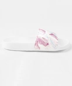 CUPSHE Baker Beach White Open Toe Slippers