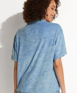 CUPSHE Lyanna Front Open Shirt Collar Top