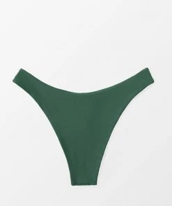 CUPSHE Bikinis Galilea Green Low Waisted Bikini Bottom