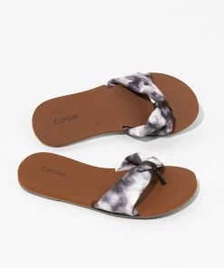CUPSHE Accs & Clothing Primorsko Tie Dye Toe Post Sandals