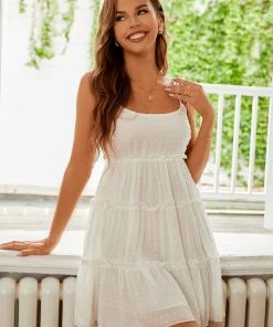 CUPSHE Dresses Valda Short Frill A-Shape Dress