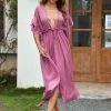 CUPSHE Hedy Backless Drawstring Cover-up Dress Summer Dresses 2022