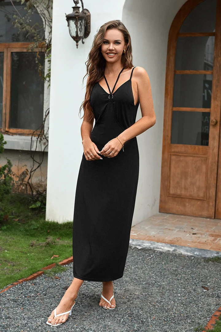 CUPSHE Ashlynn Scoop Slip Backless Slip Dress Dresses