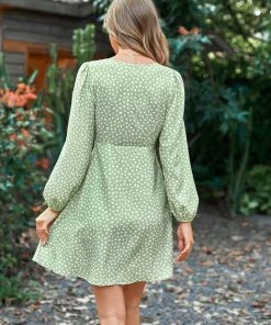 CUPSHE Honopu V-neck Bubble Sleeve Dress Dresses