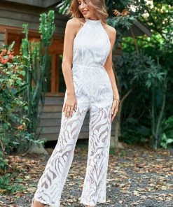 CUPSHE Accs & Clothing Ke’e Beach Fitted Waisted Backless Cut Out Jumpsuit