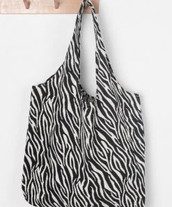 CUPSHE Accs & Clothing Anneliese Cotton Zebra Shoulder Bag