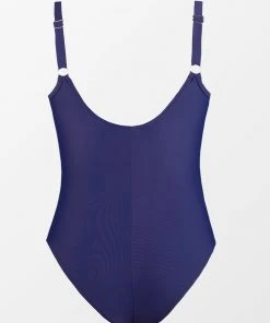 CUPSHE Summer Dreaming Plunge Mesh Plus Size One Piece Swimsuit